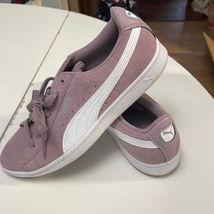 PUMA Mauve Pink SoftFoam Soles Classic sneakers